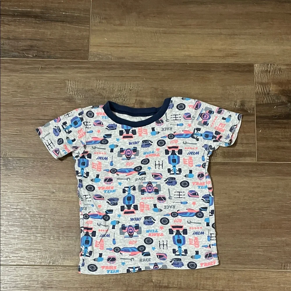 Carter’s Colorful Racecar Pajama Set 6T